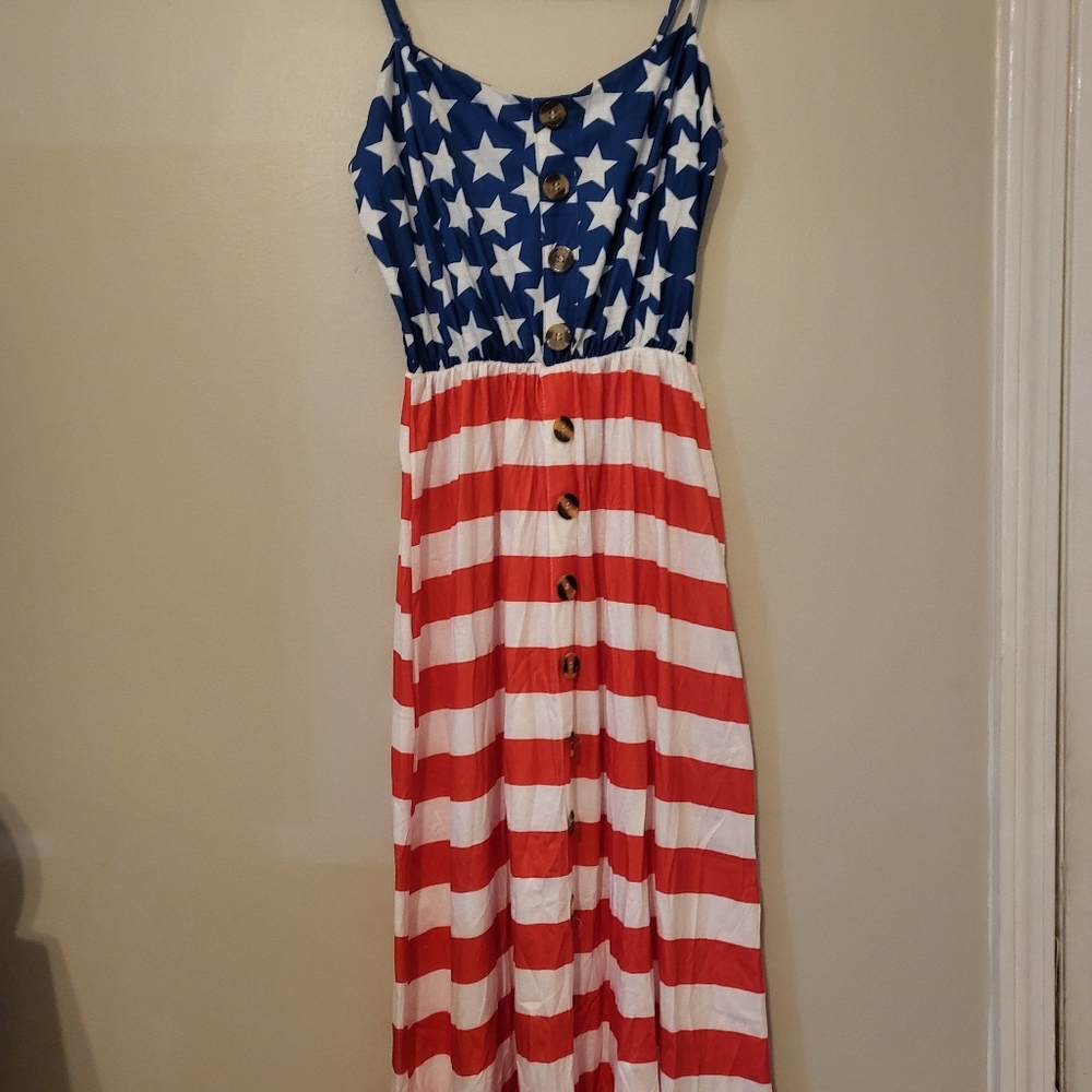 Womens flag sundress